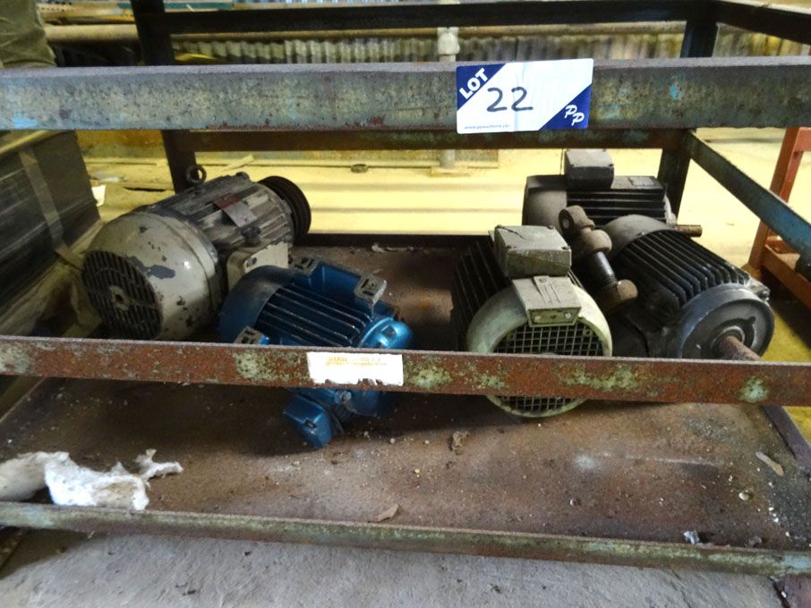 5x Brook Crompton, BBC etc motors to 3.7kW in meta...