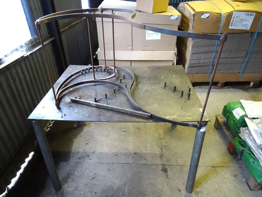 Rocking chair master frame with jig / fixture tabl...