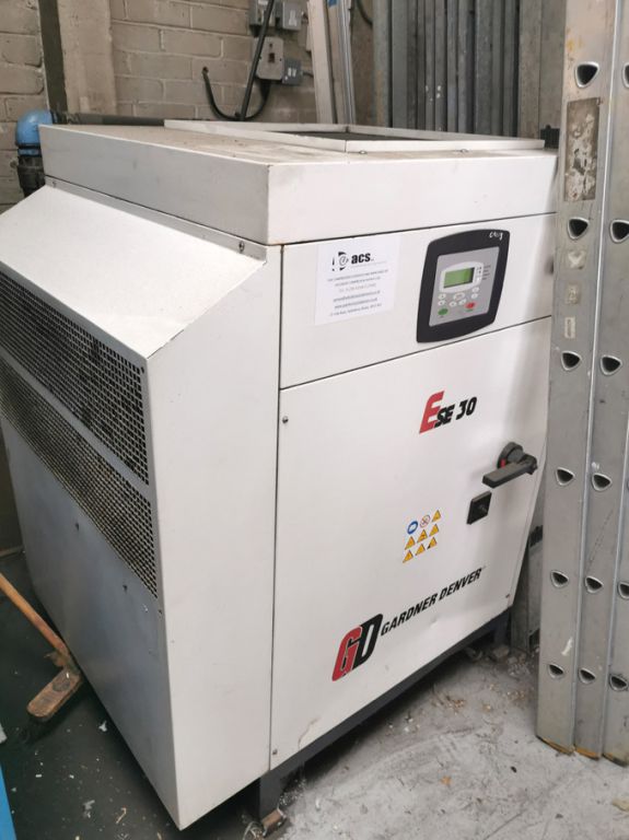 Gardner Denver ESE30 compressor, 30kW, 162CFM, 4.6...