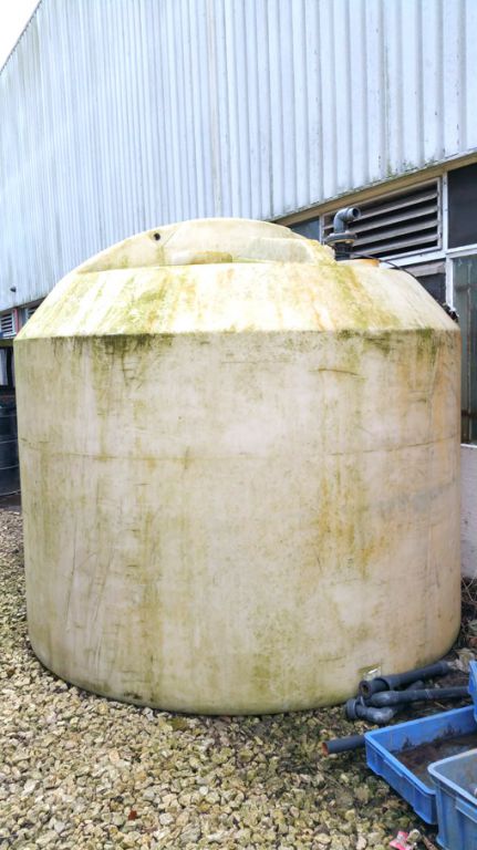 2000 gallon polypropylene storage tank (4" hole wh...