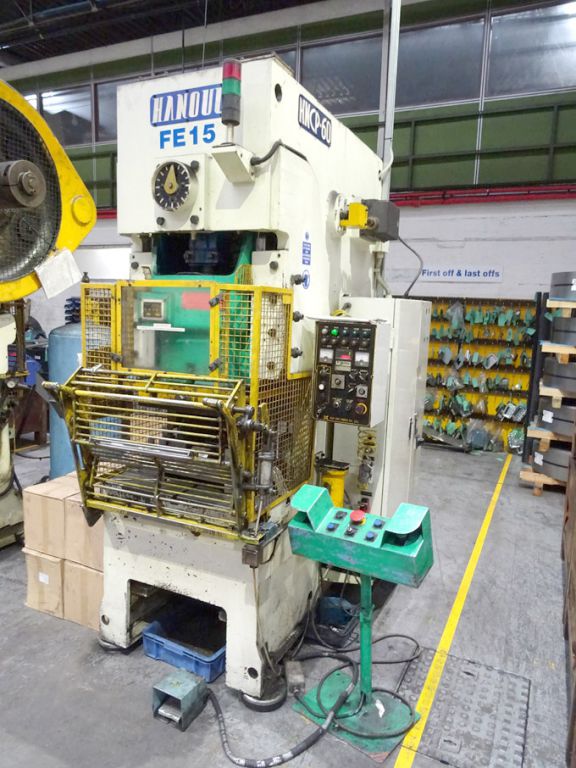 Hanoul HCP-60 press, 60 ton capacity, 125mm stroke...