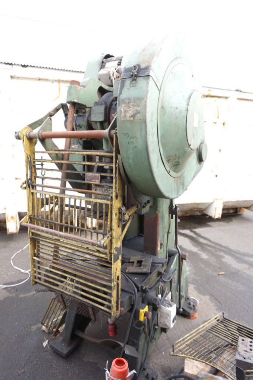 Cressex 30ton mechanical inclinable C frame press,...