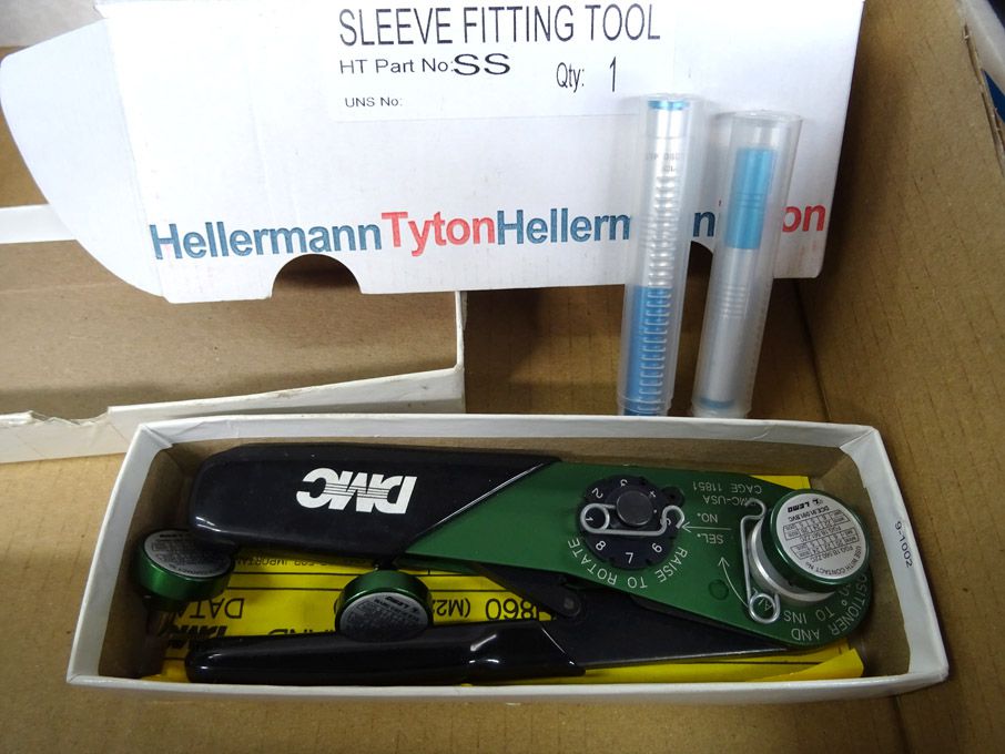 Hellermann sleeve fitting tool, Glenair MH860 crim...