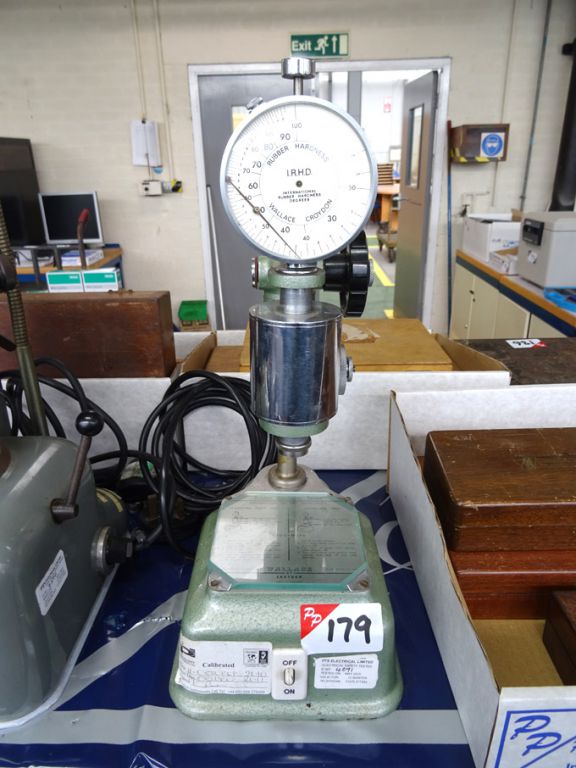 Wallace rubber hardness tester