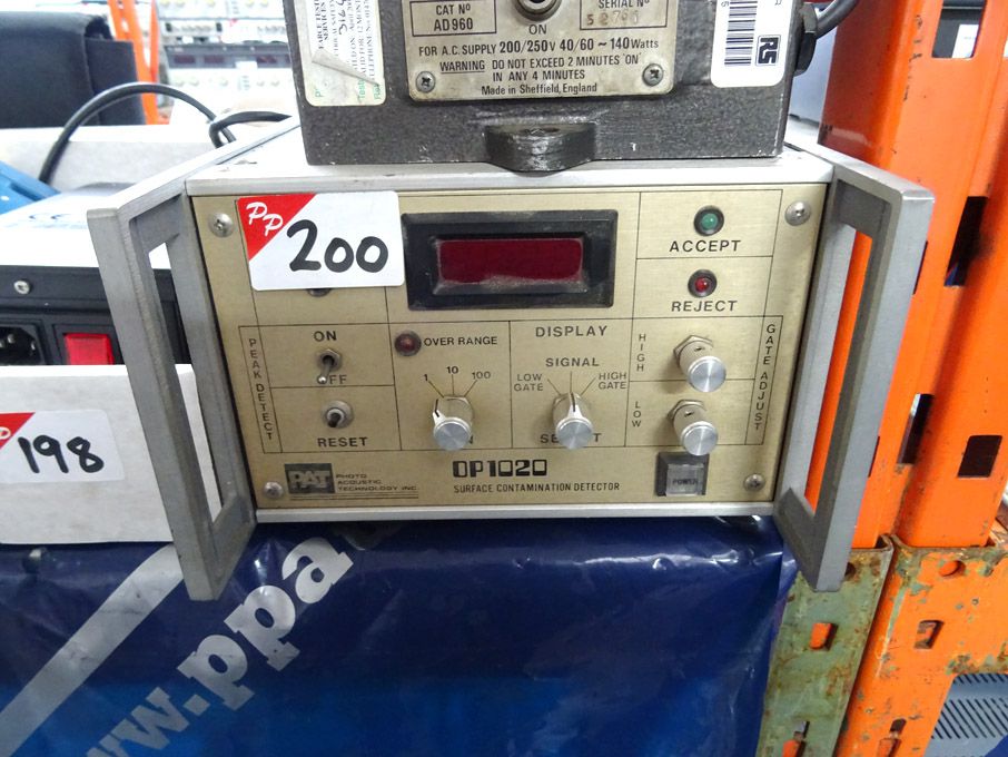 Photo Acoustic OP1020 surface contamination detect...