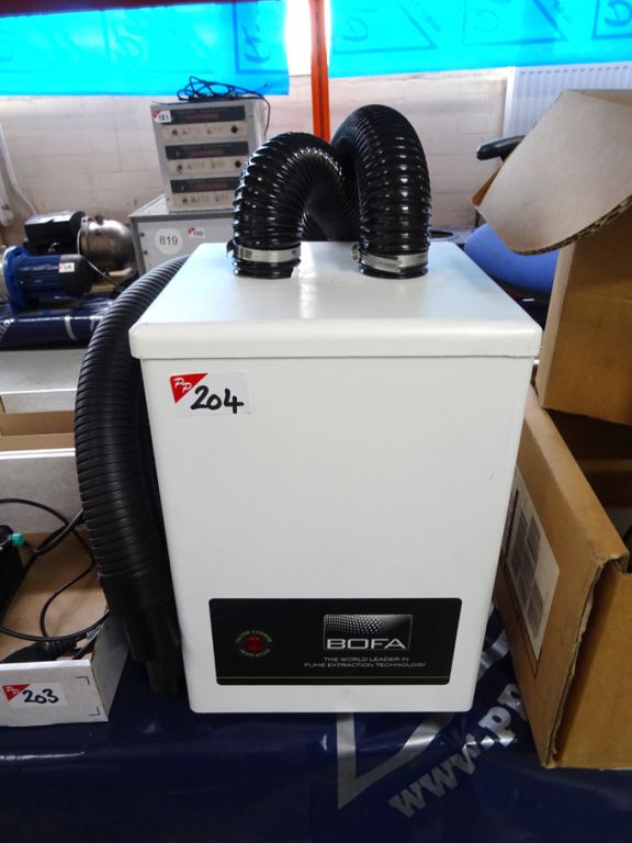 Bofa V250 bench type fume extractor