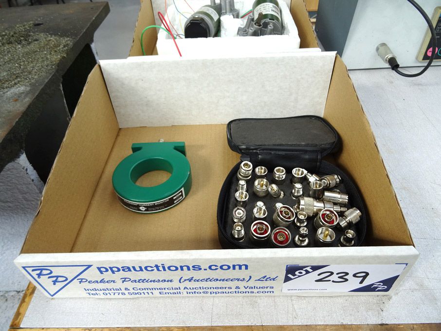 Pearson 4418 current monitor, Qty various adapters