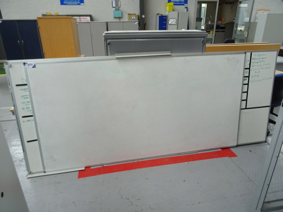 3x white boards, 3000x1200mm & similar white board...