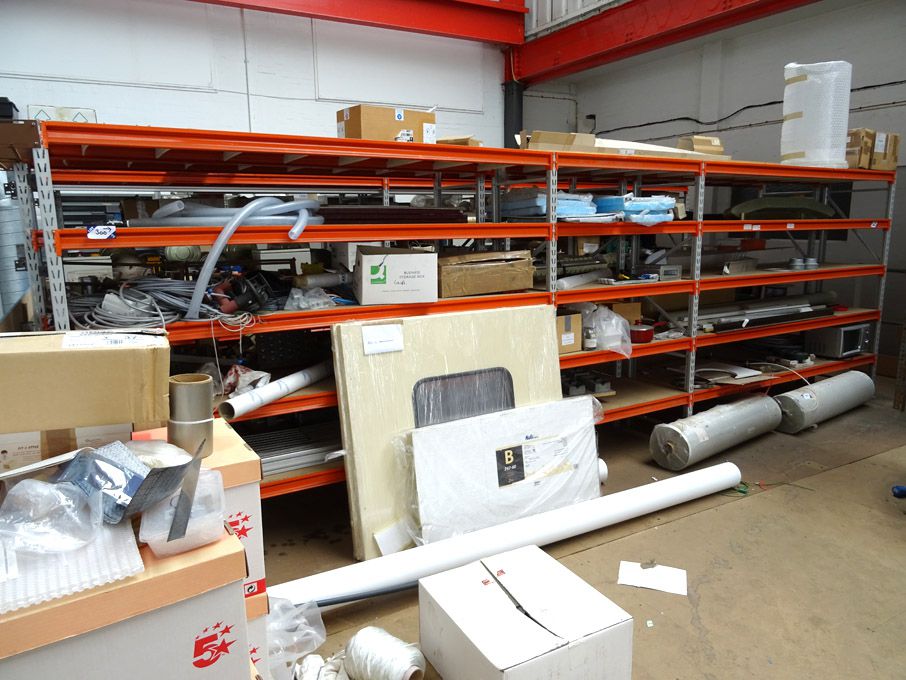 3 bays SVE light duty boltless storage racking, mu...