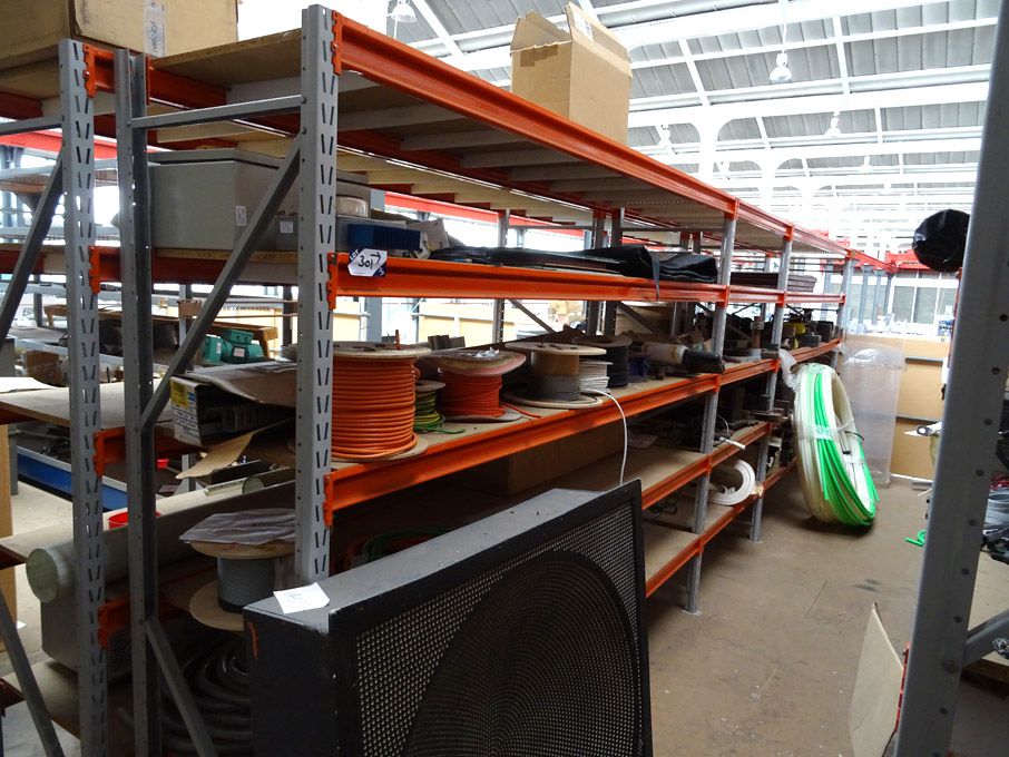 3 bays SVE light duty boltless storage racking, mu...