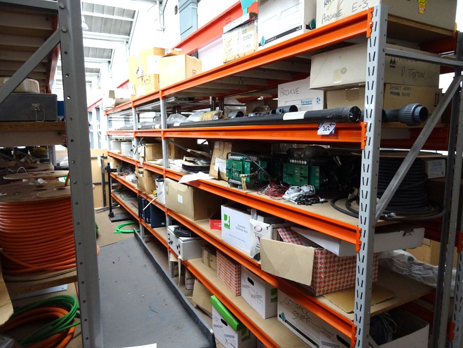 3 bays SVE light duty boltless storage racking, mu...