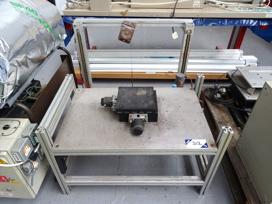 XY table on fixture