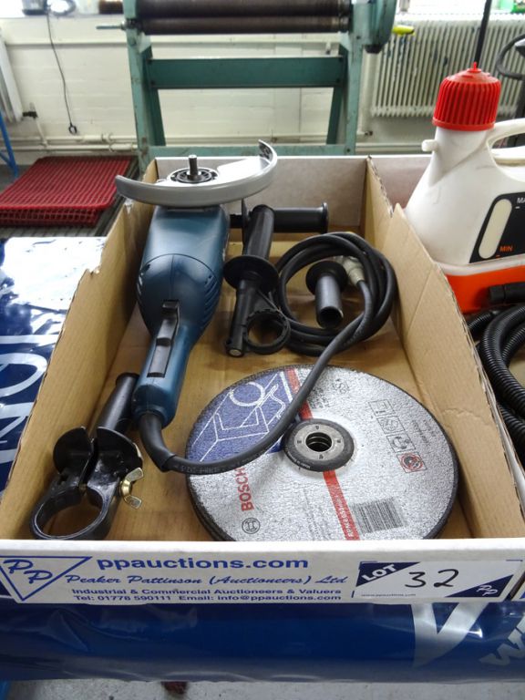 Bosch GWS 22-230H 9" angle grinder, 110v