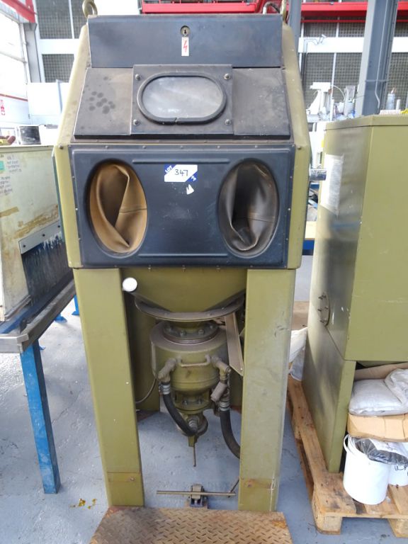 Vacublast PB80 single head bead blast cabinet with...