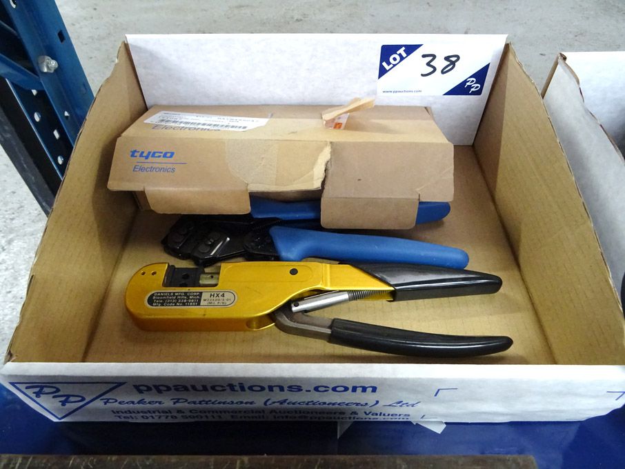 Daniels MFG HX4, 2x Tyco AMP hand crimping tools