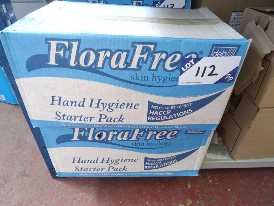 2x Flora Free hand hygiene starter pack inc: dispe...
