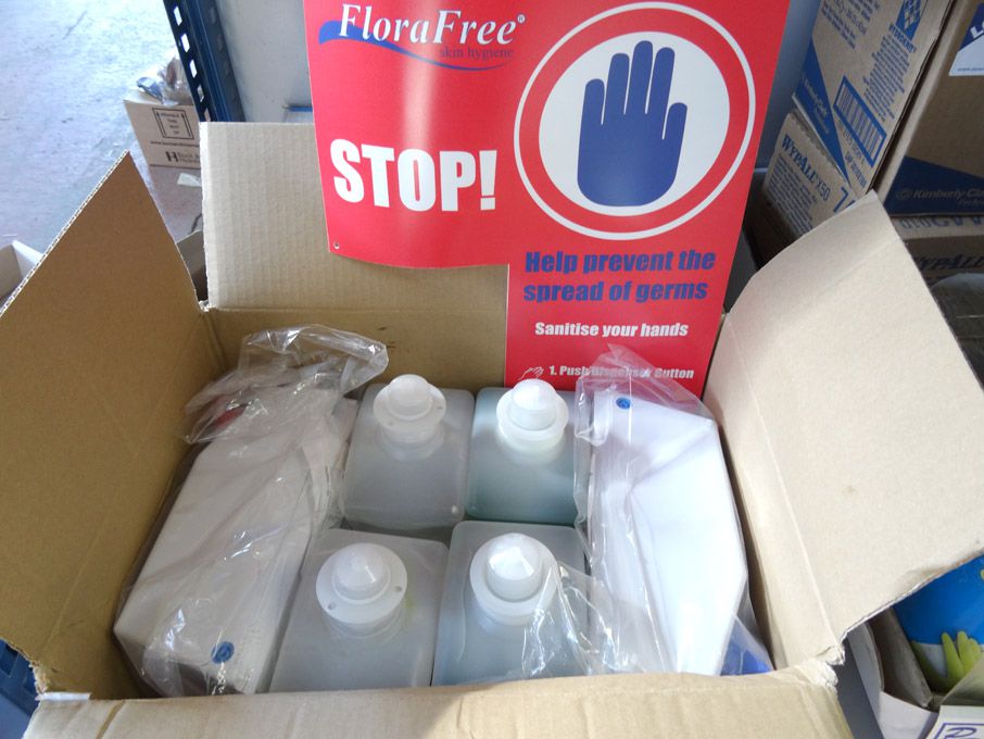 2x Flora Free hand hygiene starter pack inc: dispe...