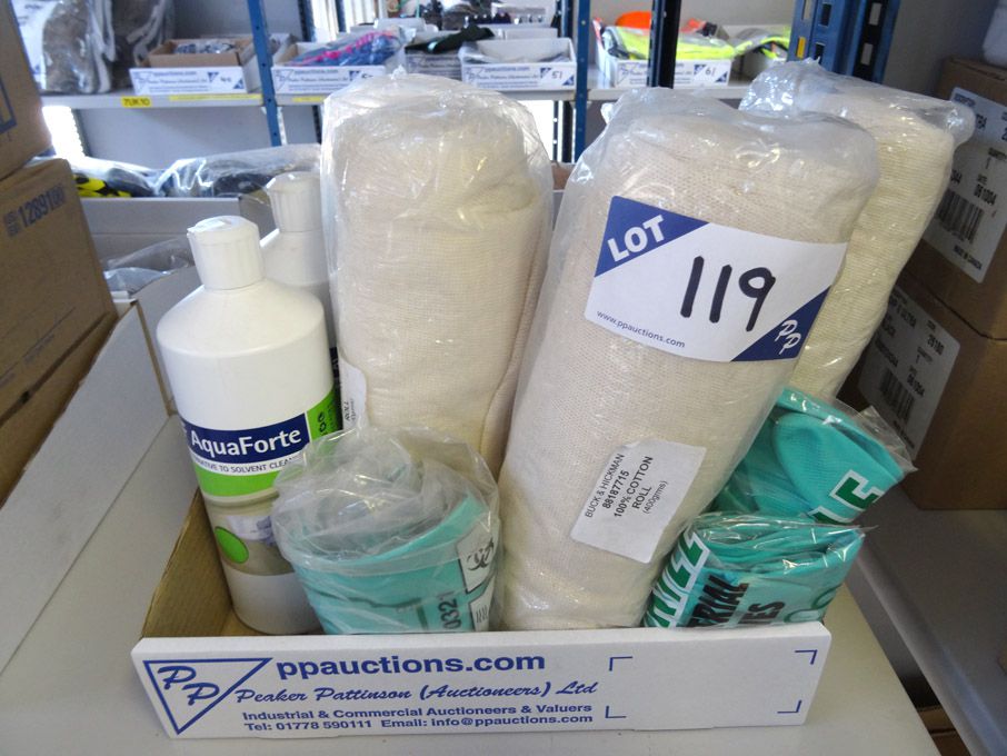 AquaForte cleaning gloves, liquids & cloths - (pac...