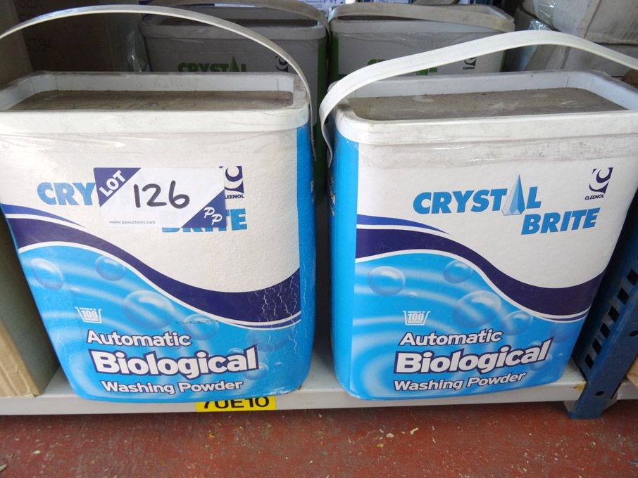 4x 8.1kg boxes (100 wash) Crystal Brite automatic...