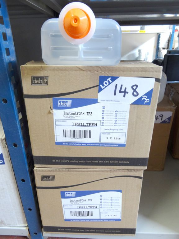 6x DEB 1ltr bottles instant foam sanitizer - (pac...