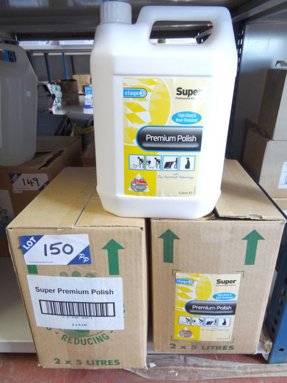 4x 5ltr bottles Super Premium liquid polish - (pac...