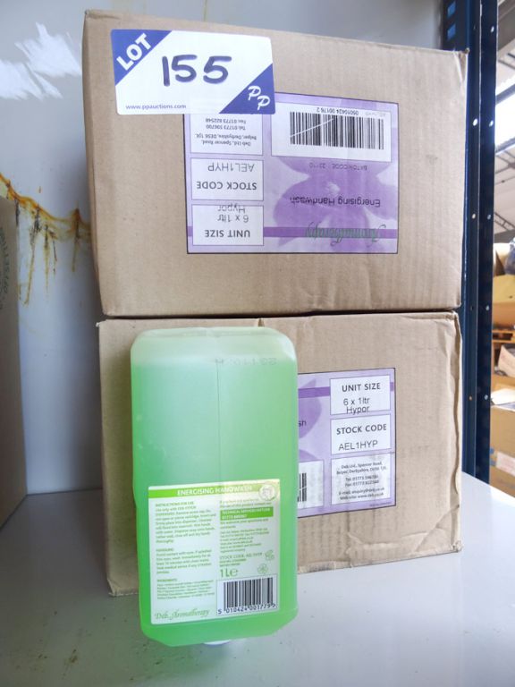 12x 1ltr bottles DEB Aromatherapy energising hand...
