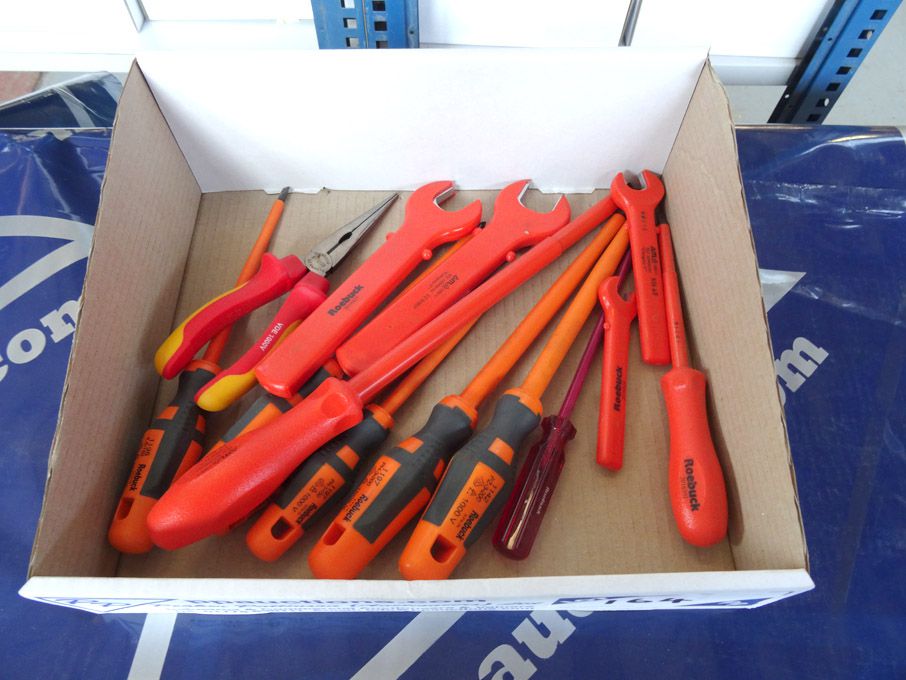 Qty various Roebuck spanners & screwdrivers - (pac...