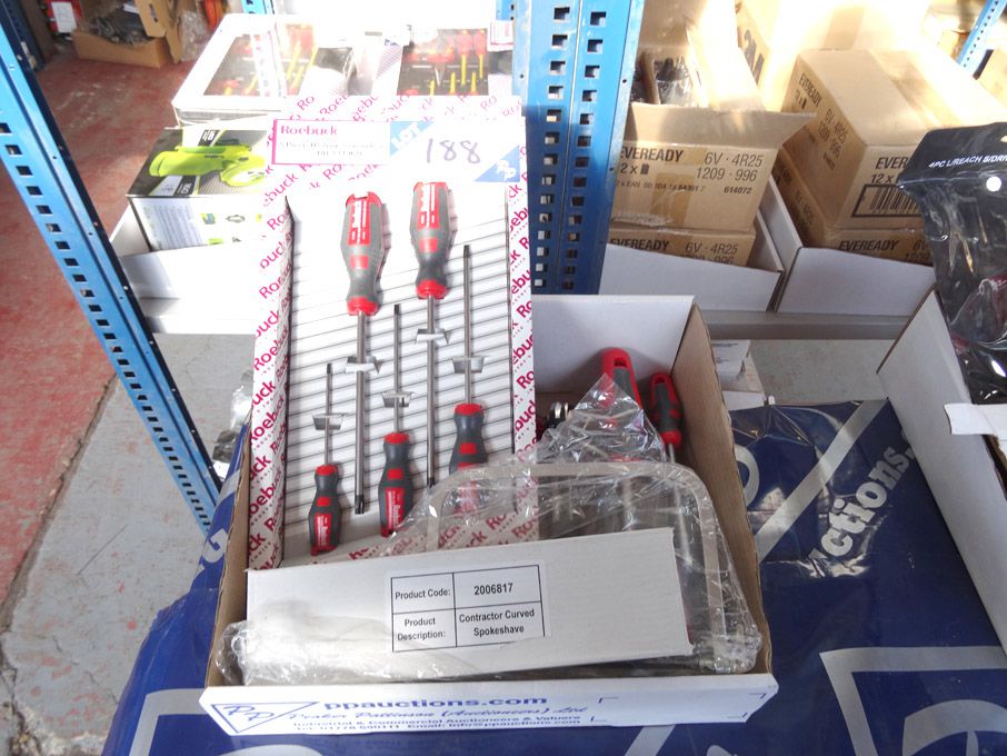 Qty various Roebuck etc tools inc: 5 Piece screwdr...