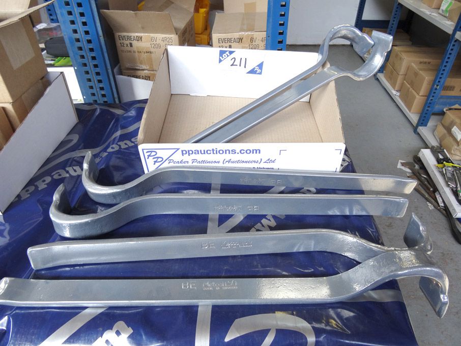 6x Melcol L50 tyre removal levers - (packaged & un...