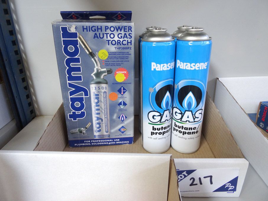 Taymar THP3000Z high power auto gas torch with 4x...