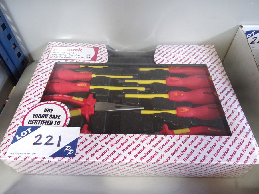 Roebuck insulated 10 piece plier & screwdriver set...