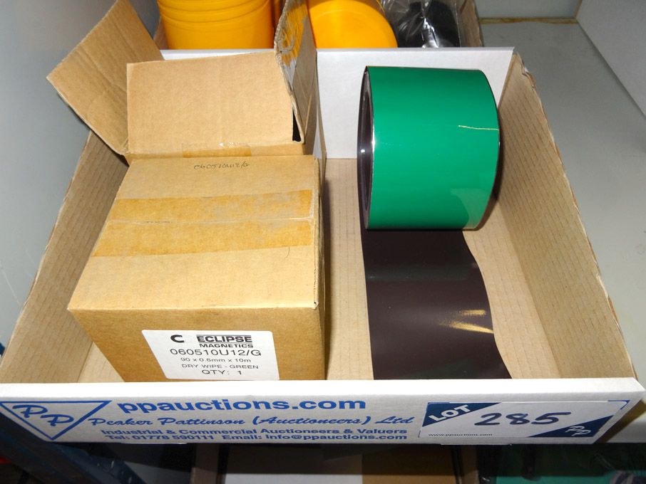 Eclipse Magnetics 90 x 0.6mm x10m green magnetic s...