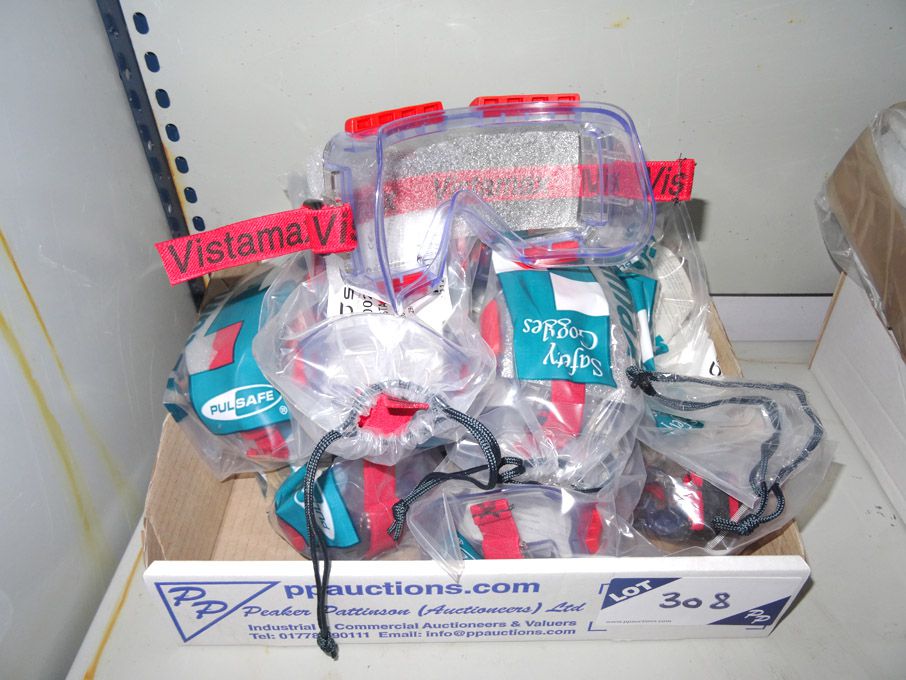Qty Vistamax Pulsafe safety goggles - (packaged &...
