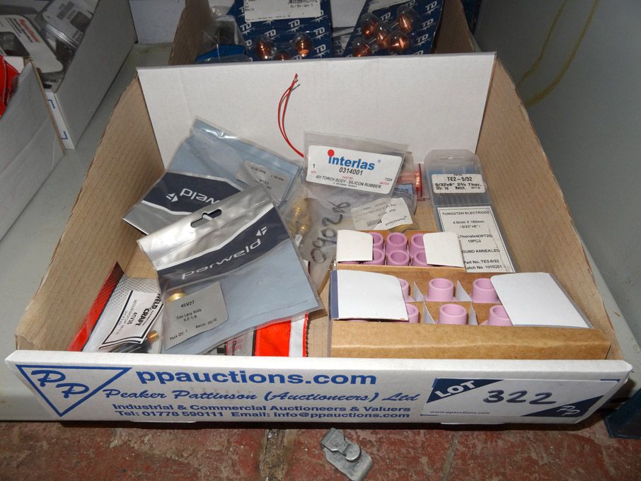 Qty various welding tools & consumables - (packag...