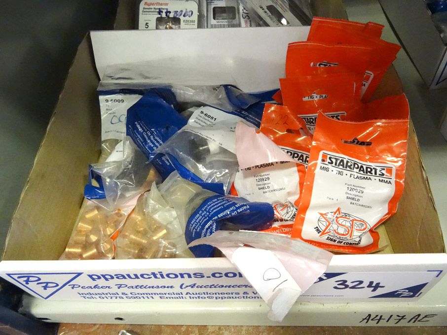 Qty various welding tools & consumables - (packag...