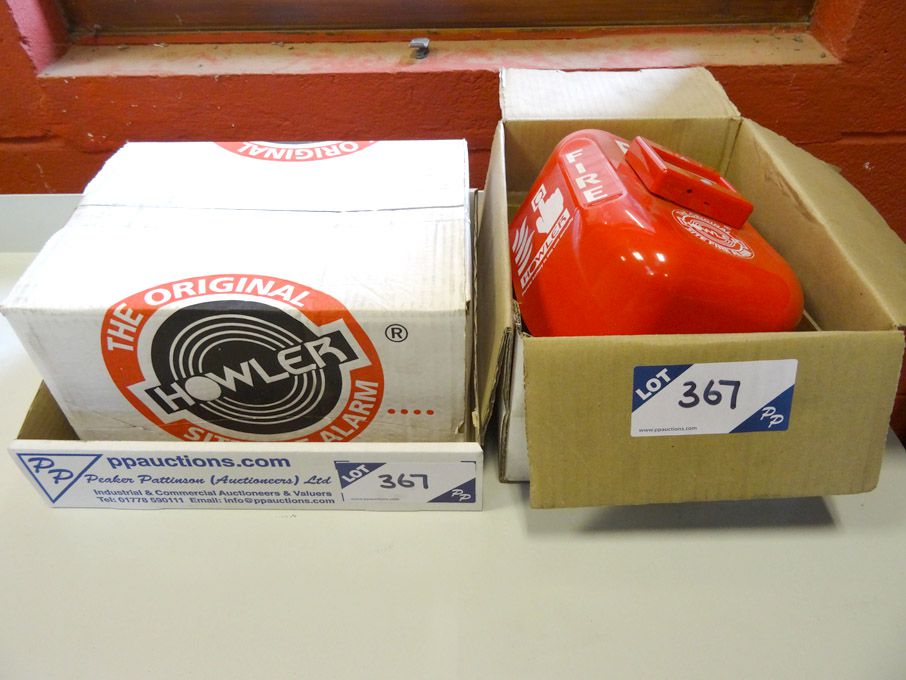 2x Howler battery powered site fire alarms - (pack...