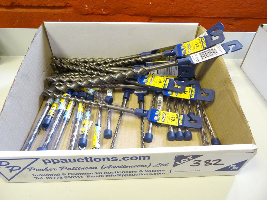 Qty various Irwin SDS masonary drills to 20mm - (p...