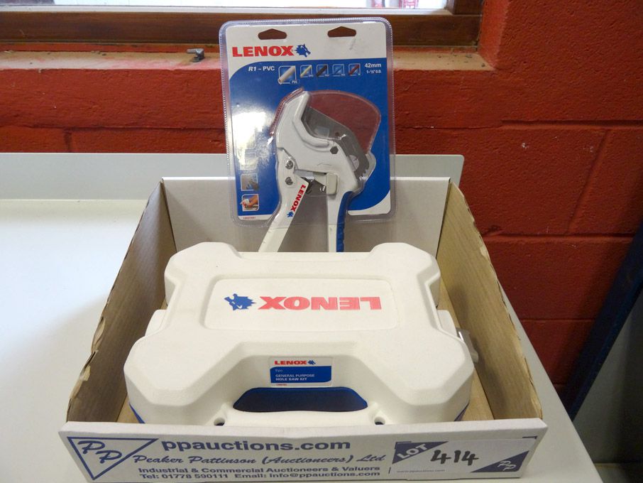 Lenox 9 piece plumbers hole saw kit, 19-68mm & Len...