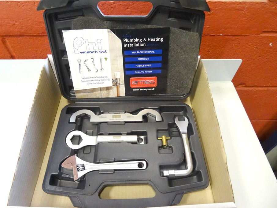 Armeg plumbing & heating installation wrench set -...