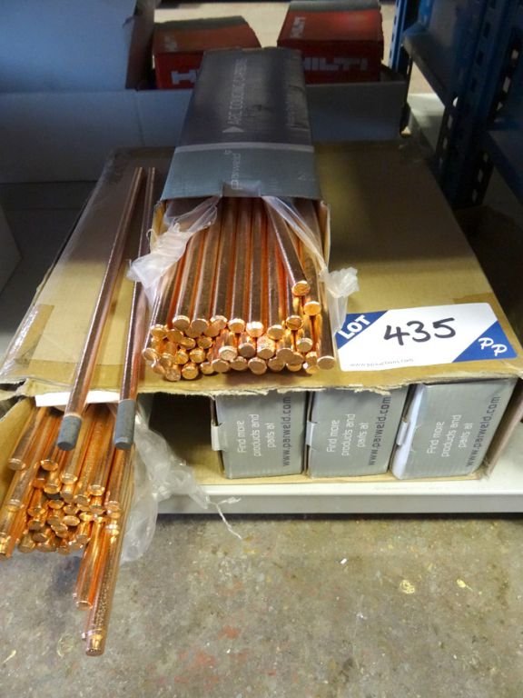 Qty Ark Gouging carbon 12" welding rods, 3/8" diam...