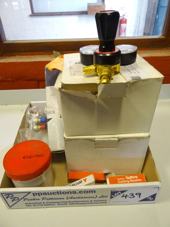 Qty various welding equipment inc: Murex, Parweld,...