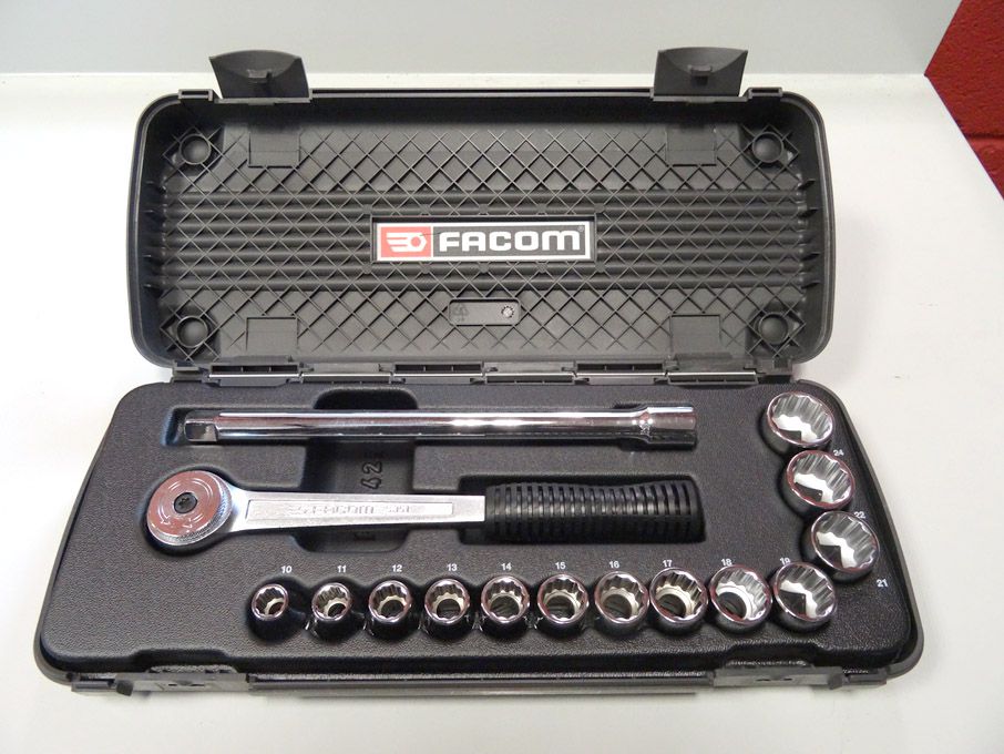 Falcom 15 piece 1/2" drive metric socket set to 24...