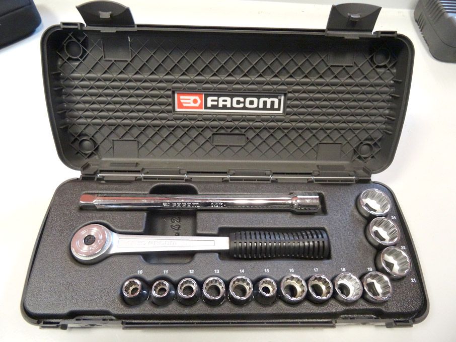 Falcom 15 piece 1/2" drive metric socket set to 24...
