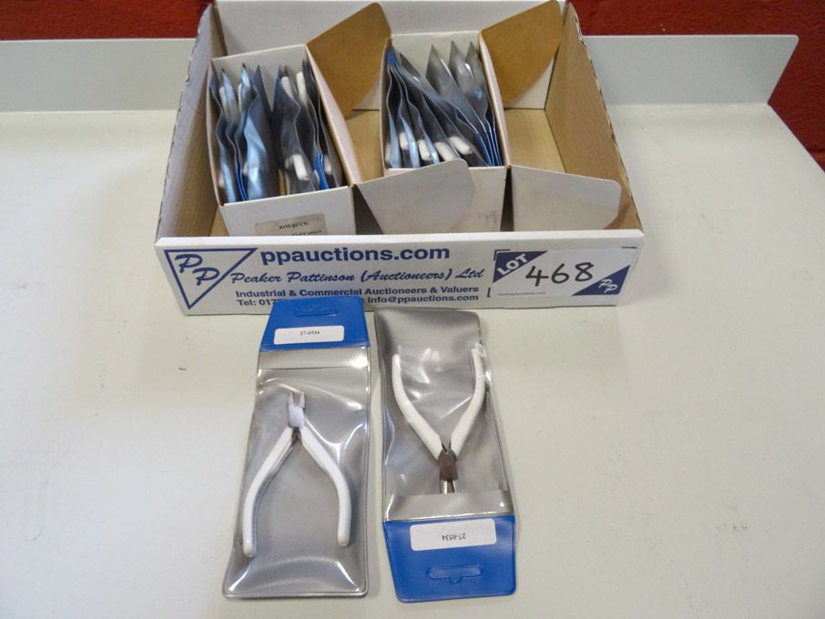 20x Roebuck oblique end cutters, 0.35-1.00mm - (pa...