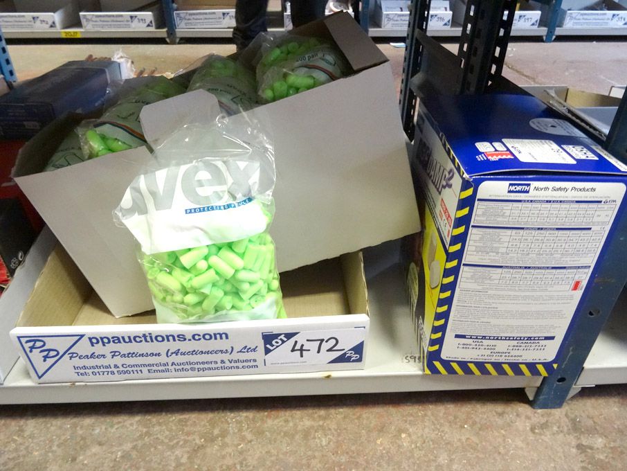 10 Packs (200 pairs per pack) Uvex disposable foam...