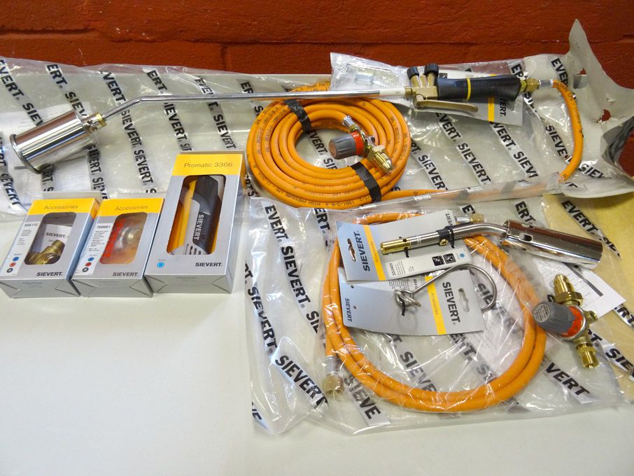 Sievert hand held gas burner with accessories - (...