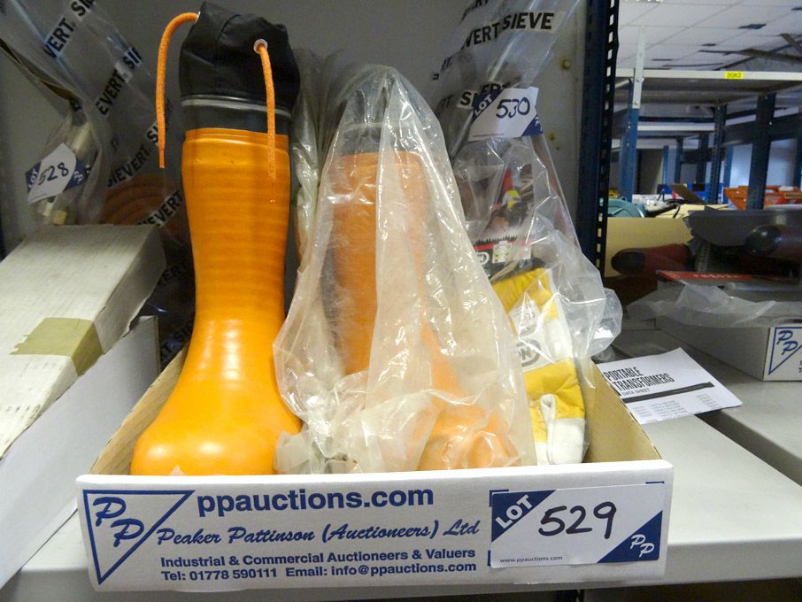 Pair of Oregon class 2 size UK 7 1/2 chainsaw boot...