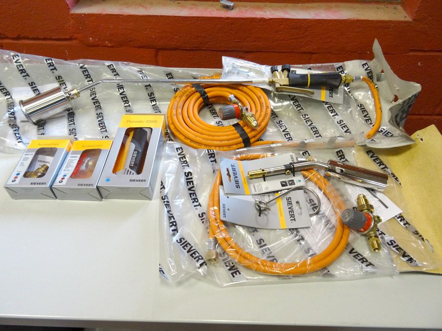 Sievert hand held gas burner with accessories - (...