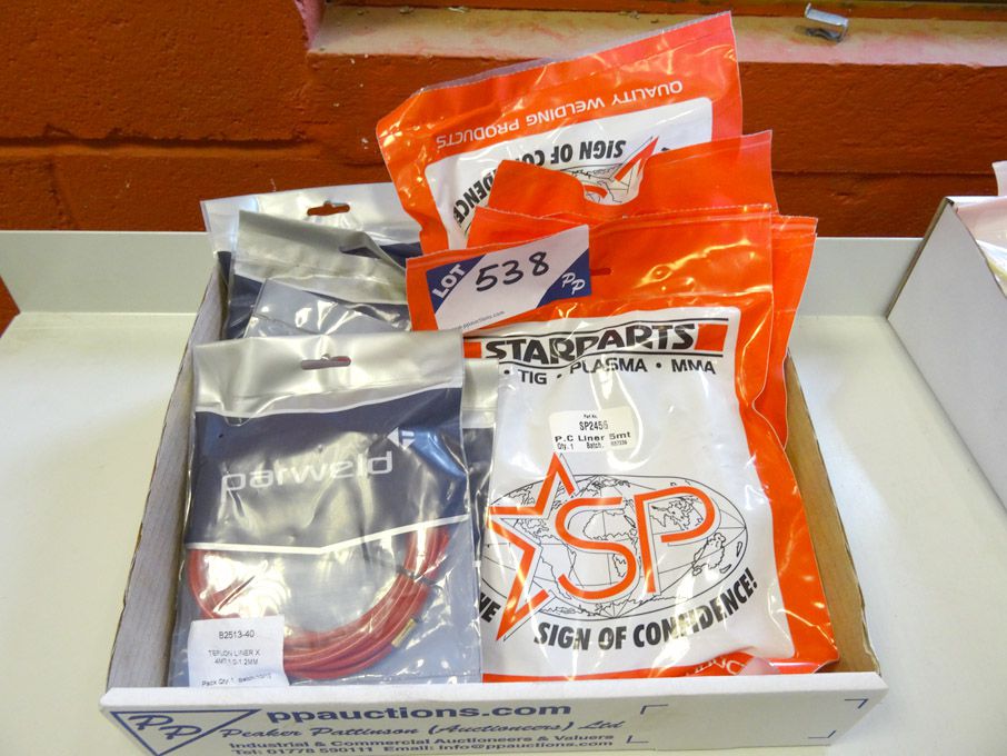 Qty various Parweld, Star Parts etc welding spares...