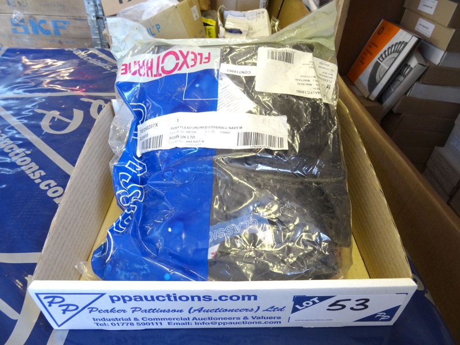 Flexothane medium navy unlined overalls - (package...